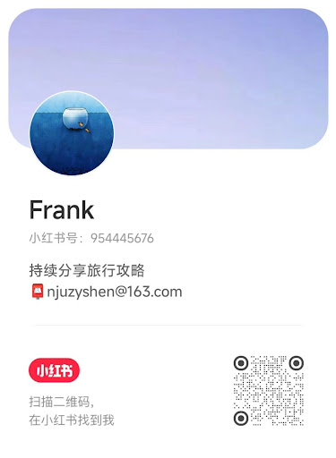 Xiaohongshu Profile Card
